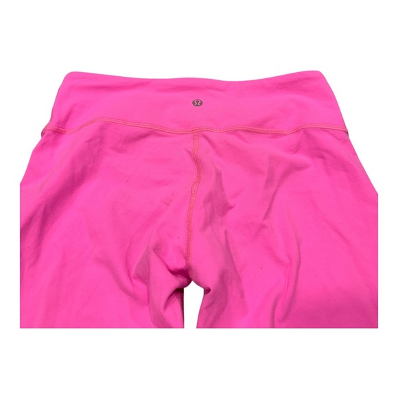 Lululemon Athletica Pink Tie Dye Cropped Leggings Pants Women's Size 8 - Picture 12 of 13